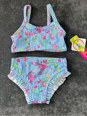 NWT Penelope Mack Two Piece Swimsuit Size 18 Months